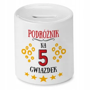 Dla Podróżnika Skarbonka na Urodziny na Prezent z Nadrukiem ze Zdjęciem + Opakowanie na prezent (wzór 01) - Skarbonki Dla Podróżnika Skarbonka na Urodziny na Prezent z Nadrukiem ze Zdjęciem + Opakowanie na prezent (wzór 01) - Skarbonki - miniaturka - grafika 1
