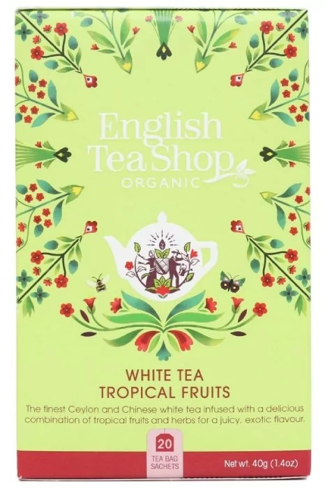 English Tea Shop ETS White Tea Tropical Fruits 20 saszetek 3670