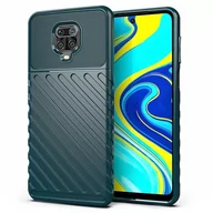 Etui i futerały do telefonów - Braders Elastyczne pancerne etui do Xiaomi Redmi Note 9 Pro / Redmi Note 9S zielony - miniaturka - grafika 1