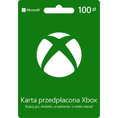 Microsoft Kod podarunkowy Xbox 100 PLN