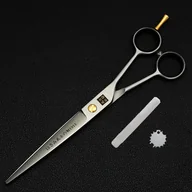 Nożyczki fryzjerskie - TEMU Toughness Profesjonalne Maszynki do Strzyżenia 7-Calowe dla Mężczyzn i Kobiet, i Kręcone Włosy, Przerzedzanie, Praworęczność, Trwałe i Bez - miniaturka - grafika 1