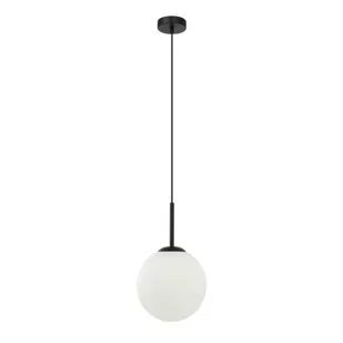 Deore D20 lampa wisząca 1xE27 czarna/biała PND-5578-1S-BK - Lampy sufitowe - miniaturka - grafika 1