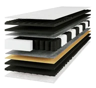 Materace - Materac 120x200 Black Masujący Polska Produkcja - miniaturka - grafika 1