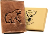 Portfele - Always Wild Duży, Pionowy Portfel Męski Ze Skóry Naturalnej - miniaturka - grafika 1