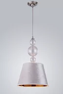 Lampy sufitowe - Lumina Deco Deco NOWOCZESNA LAMPA WISZĄCA SREBRNA MURANEO - miniaturka - grafika 1