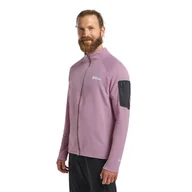 Kurtki męskie - Polar męski Jack Wolfskin PRELIGHT FZ M wild blossom - S - miniaturka - grafika 1