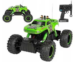 NQD Samochód RC ROCK CRAWLER KING 1:12 USB zielony - Zabawki zdalnie sterowane - miniaturka - grafika 1