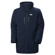 Kurtki męskie - Męska Kurtka ocieplana HELLY HANSEN PARK INS RAIN PARKA 54002_597 – Granatowy - miniaturka - grafika 1