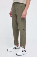 Spodnie męskie - adidas Performance spodnie treningowe Designed for Training kolor zielony gładkie - miniaturka - grafika 1