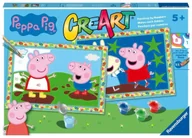 Zabawki kreatywne - CreArt dla dzieci Junior: Świnka Peppa - Ravensburger - miniaturka - grafika 1