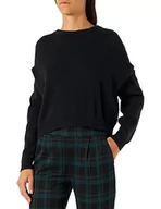 Swetry damskie - bestseller a/s Damski sweter VMLILLIE LS O-Neck Blouse GA NOOS Pulower, czarny, XL - miniaturka - grafika 1