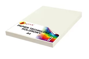 Papier techniczny A4 160g ecru 50 arkuszy - Szkolne artykuły papiernicze - miniaturka - grafika 1