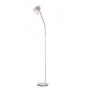 Lampy stojące - Srebrna metalowa lampa podłogowa - S883-Avisa - miniaturka - grafika 1