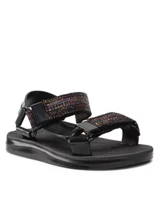 Melissa Sandały Mini Papete + Rider I 33381 Czarny - Buty dla dziewczynek - miniaturka - grafika 1