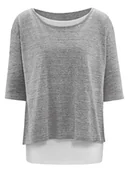 Bluzki damskie - Damska bluzka do karmienia szara Bellybutton Maternity, r.M - miniaturka - grafika 1