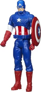 Marvel Avengers Titan Hero Series Kapitan Ameryka 12-calowa figurka - Lalki dla dziewczynek - miniaturka - grafika 1