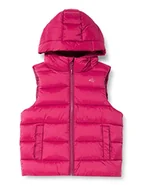 Kurtki i płaszcze dla dziewczynek - 4F JUNIOR Down Jacket dla dziewczynek, DARK PINK, 152 - miniaturka - grafika 1