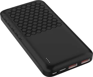 Platinet Platinet power bank 10000mAh PD QC, black 45931 - Powerbanki - miniaturka - grafika 1