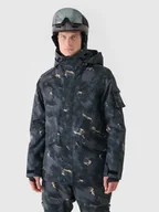 Kurtki narciarskie - Męska kurtka snowboardowa 4F z membraną NeoDry 10000 4FWAW24TTJAM509-90A MULTICOLOR S - miniaturka - grafika 1