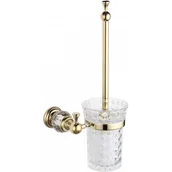 Akcesoria do wc - Szczotka toaletowa MEXEN Estela, złota - miniaturka - grafika 1