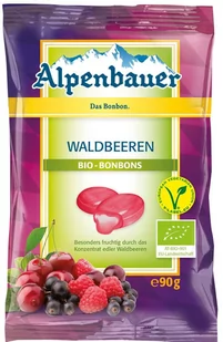 Alpenbauer Cukierki z nadzieniem o smaku owoców leśnych VEGAN BIO 90 g - ALPENBAUER 48E3-178D1 - Czekolada - miniaturka - grafika 1