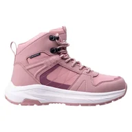 Buty trekkingowe damskie - Hi-Tec Buty trekkingowe Rozes Mid Wp WO’S W różowe - miniaturka - grafika 1