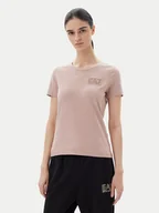 Koszulki i topy damskie - EA7 Emporio Armani T-Shirt 7W000492 AF10373 U4079 Różowy Regular Fit - miniaturka - grafika 1