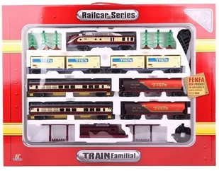 Ikonka Ikonka Realistyczna Kolejka Fenfa 1601B Skala1:87 1601B - Zabawki interaktywne dla dzieci - miniaturka - grafika 1