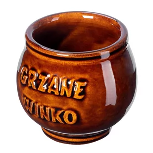 Kubek kamionkowy Olympia 0.3L z napisem "Grzane Winko" - Kubki Kubek kamionkowy Olympia 0.3L z napisem "Grzane Winko" - Kubki - miniaturka - grafika 1