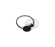 Lampy sufitowe - Ściemnialne oświetlenie LED LED/65W/230V 3000-6500K biały/czarny + pilot zdalnego sterowania - miniaturka - grafika 1