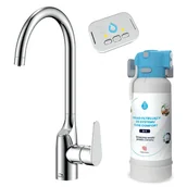 Baterie kuchenne - LAVEO Claro - bateria zlewozmywakowa z systemem filtrującym Dafi - miniaturka - grafika 1