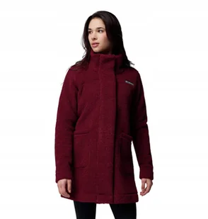 Kurtka damska Columbia PANORAMA Long Jacket - Rich Wine M - Kurtki damskie - miniaturka - grafika 1
