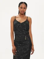 Koszulki i topy damskie - Fracomina Top FQ24ST2003W708N6 Czarny Regular Fit - miniaturka - grafika 1