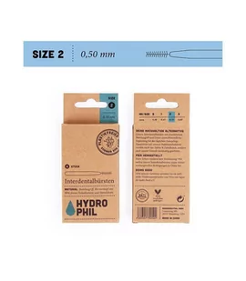 HYDROPHIL Szczoteczki do czyszczenia przestrzeni międzyzębowych Rozm. 2 (0,5 mm) 6 szt. HYD 015 - Szczoteczki międzyzębowe - miniaturka - grafika 1