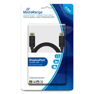 Kable komputerowe i do monitorów - MediaRange MRCS159 kabel DisplayPort 2 m Czarny - miniaturka - grafika 1