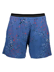 Reebok Szorty sportowe "Strength" w kolorze niebiesko-czarnym - Spodenki męskie - miniaturka - grafika 1