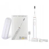 Szczoteczki elektryczne - Shona Med Shona Sonic Pro Biały - miniaturka - grafika 1