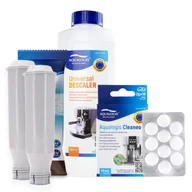 Akcesoria i części do ekspresów do kawy - Zestaw Bosch - AL-Tes46 2szt, Uniwersalny Odkamieniacz 500ml, Tabletki Czyszczęce Aqualogis Cleaneo - miniaturka - grafika 1