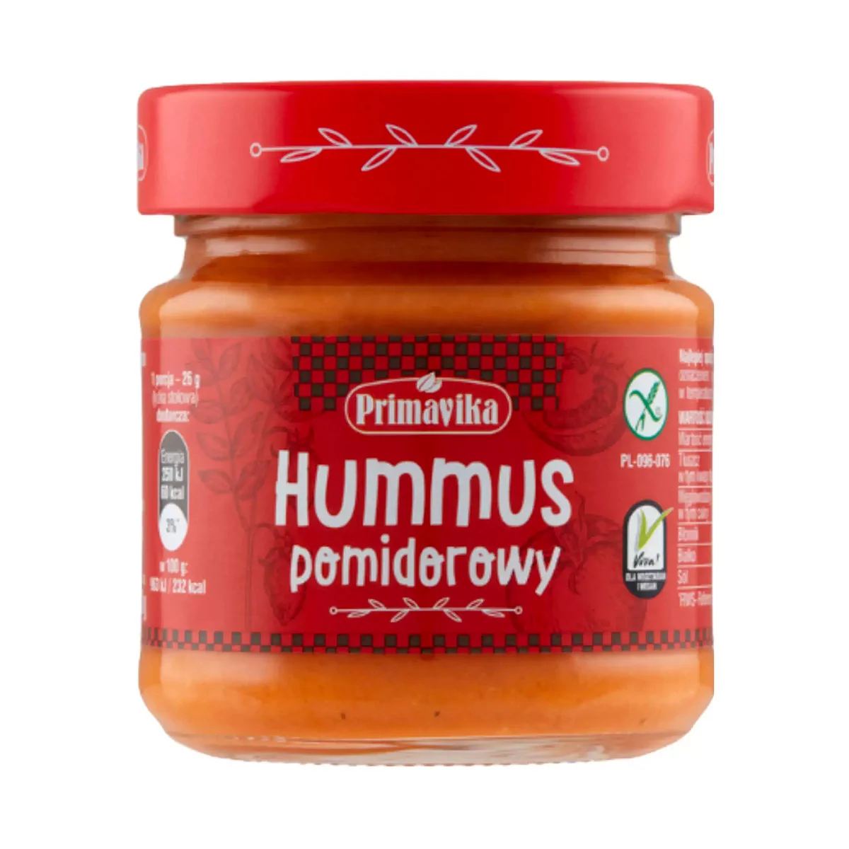 Lumarko Hummus Pomidorowy Bezglutenowy 160 G!