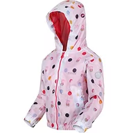 Kurtki i płaszcze dla chłopców - Regatta Unisex dzieci błoty kałuż kurtka outdoorowa kurtka Biała polka 4 Years - miniaturka - grafika 1