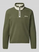 Bluzy męskie - Bluza z wyhaftowanym logo model ‘DERGANA’ - miniaturka - grafika 1