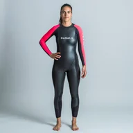 Pianki do pływania - Kombinezon Pływacki Openwater Ows Z Neoprenu 2/2 Mm Damski - miniaturka - grafika 1