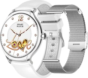Rubicon RNCF13 Srebrny - Smartwatch - miniaturka - grafika 1