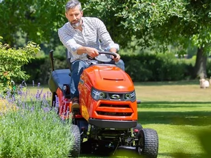 SIMPLICITY REGENT SRD 310 TRAKTOR TRAKTOREK OGRODOWY KOSIARKA SAMOJEZDNA SPALINOWA DO TRAWY  B&S Briggs & Stratton 27 KM / 107 cm - Kosiarki traktorki - miniaturka - grafika 10
