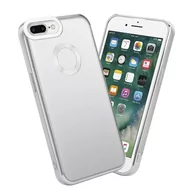 Etui i futerały do telefonów - Etui Do Apple iPhone 7 PLUS / 7S PLUS / 8 PLUS Pokrowiec w Przezroczysty - Srebrny Etui Chrom Obudowa Case Cover Ochronny Cadorabo - miniaturka - grafika 1