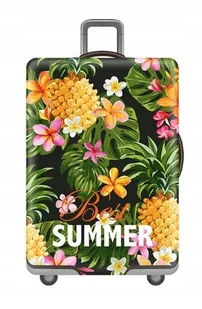 POKROWIEC OCHRONNY SUMMER ANANASY NA WALIZKĘ S - Akcesoria podróżnicze - miniaturka - grafika 1