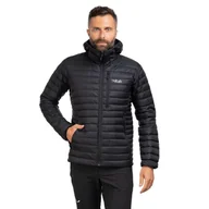 Odzież trekkingowa męska - Kurtka puchowa męska Rab Microlight Alpine Jacket z kapturem - miniaturka - grafika 1