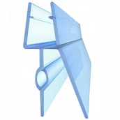 Uszczelki - 200 cm USZCZELKA DO KABINY PRYSZNICOWEJ DOLNA DO DRZWI PRYSZNICOWYCH LUB PARAWANU NAWANNOWEGO 4 5 6 MM 200CM - miniaturka - grafika 1