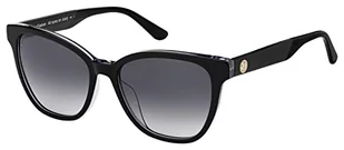 Juicy Couture Damskie okulary przeciwsłoneczne, różnokolorowy (Black), - Okulary przeciwsłoneczne - miniaturka - grafika 1