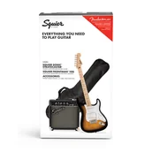 Gitary elektryczne - Squier Sonic Stratocaster Pack Maple Fingerboard 2-Color Sunburst Gig Bag 10G 230V EU - miniaturka - grafika 1